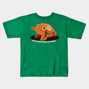 Woodbert the Wooden Frog Kids T-Shirt